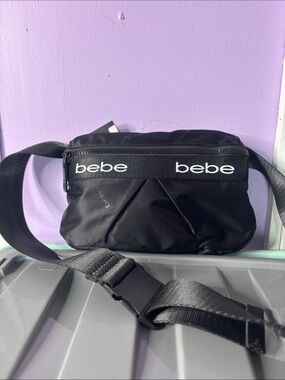 Black Fannie Nylon Belt Bag